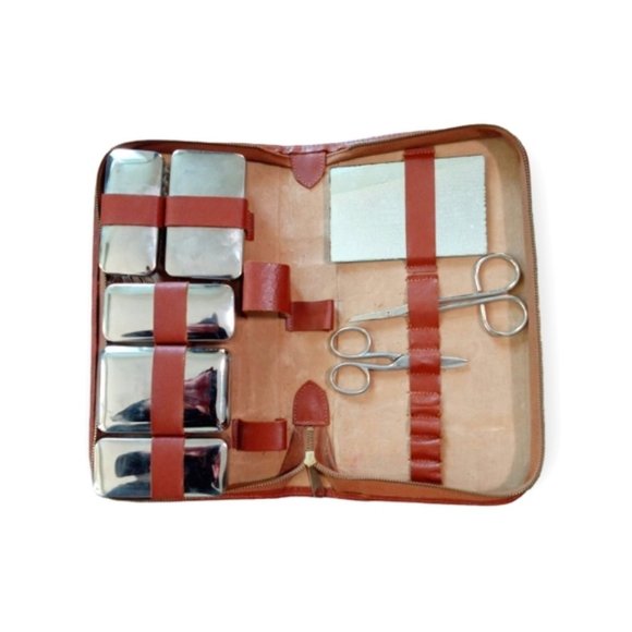 Vintage 1960s men travel kit made In Germany - Picture 1 of 11
